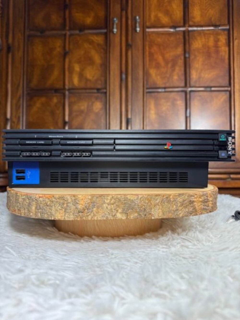 PS2 PlaySation 2 SCPH-50001/N + Controller + Sony Wireless Headphones & Charger - Picture 4 of 16
